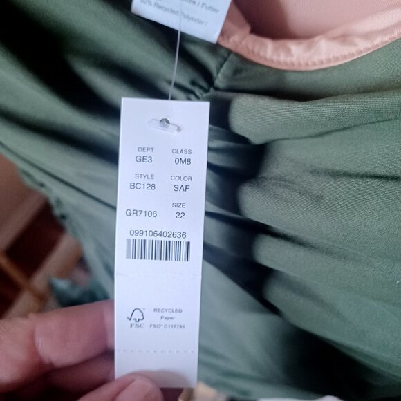 J. Crew One Piece Swimsuit Safari Green - Picture 3 of 11